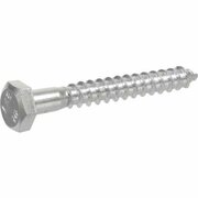 HILLMAN Lag Screw, 7 in OAL, 2 Grade, Steel, Zinc-Plated 230146